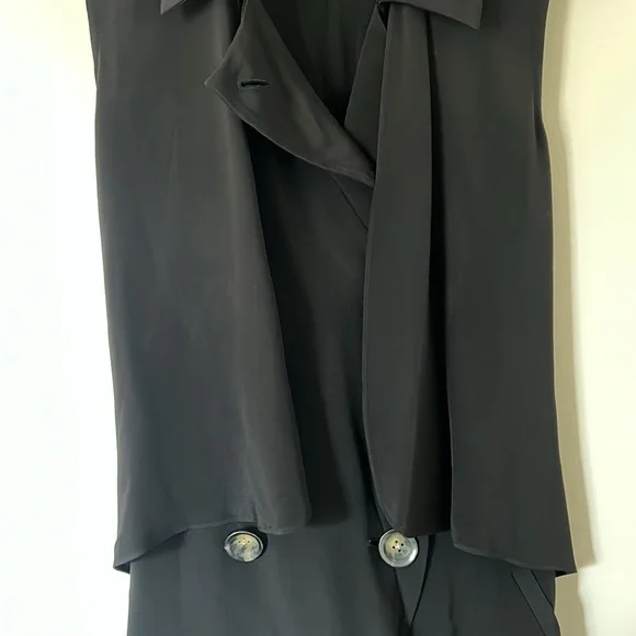 Emporio Armani Silk Trench Vest - Picture 3 of 9